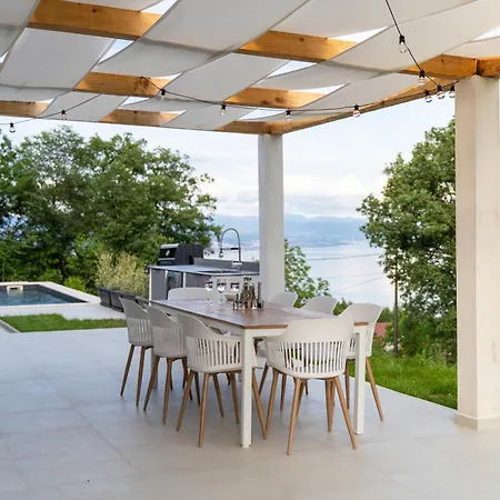 Mare&monti In Opatija, Pool, Ev Station, Sea View, Bbq