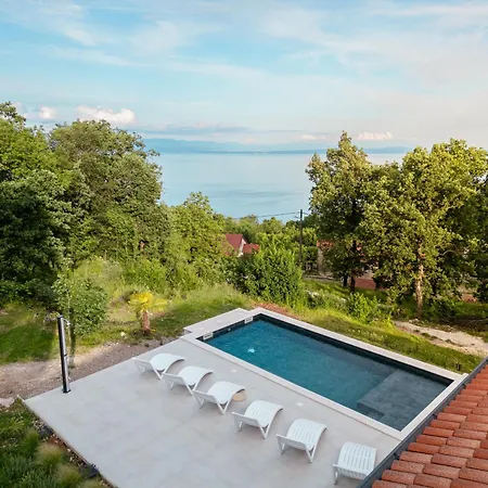 Mare&monti In Opatija, Pool, Ev Station, Sea View, Bbq Vila *